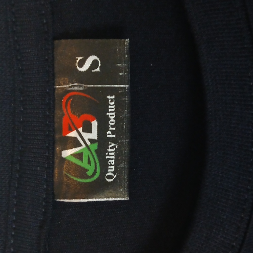 🇮🇪 Italia Roma navy blue tee, size Small. AB Quality Products - Picture 2 of 3